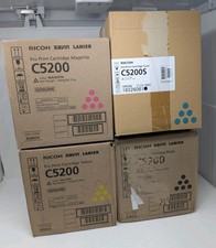 4 OEM Ricoh C5200,C5210 CMYK Pro Print Cartridges 828422, 828423, 828424, 828433 picture