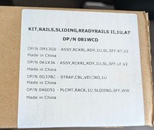 Dell 06RTCR 081WCD 1U Sliding ReadyRails II Rail Kit PowerEdge R620 R630 R320 picture