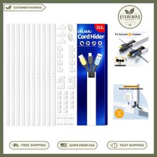 Durable 315in Wire Hiders for TV and Home - Elegant Cable Management Solutions picture