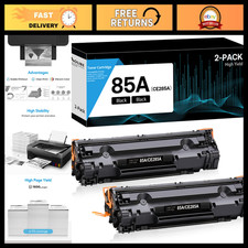 85A CE285A Compatible Black Toner Cartridge Replacement for HP Printers, 2-Pack picture