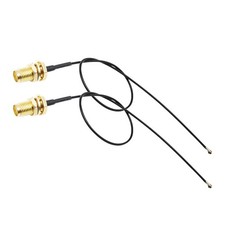 MHF4/IPEX4 to RP-SMA Female Bulkhead 8 Inches RF1.13 WiFi Pigtail Coaxial Cab... picture