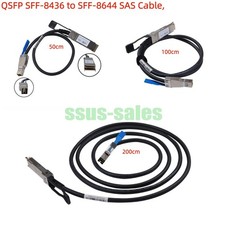 0.5M/1M/2M QSFP SFF-8436 to SFF-8644 External Mini SAS HD Cable 40Gbps SAS3.0 picture