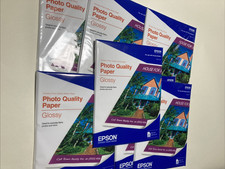 Epson Photo Quality Glossy Paper, 140 Sheets 8.5