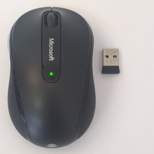 Microsoft Wireless Mobile Mouse 4000 Model 1383 USB Dongle Tested Working picture