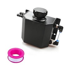 Universal Coolant Reservoir Overflow Tank 1l Aluminum Coolant Radiator 1L black picture