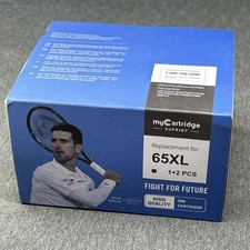 3 Pack myCartridge SUPRINT Replacement for 65XL Ink 3 Black Cartridges NEW picture