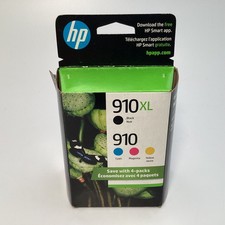 Genuine HP 910 910XL Ink Cartridge 4-Pack 3JB41AN Exp 09/2024 -New & Sealed picture