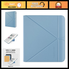 Kobo Libra Colour Sleep Cover Case - Dusk Blue, Vegan Leather, 2-Way Stand, 7