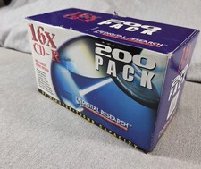 Digital Research Technologies CD-R 200PK 16x 700MB Discs 🌟 New In Plastic picture
