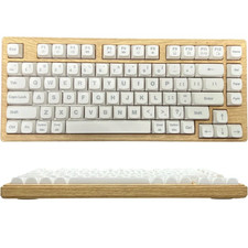 Upgrade your workspace with the iJoy Wooden Design Wireless Keyboard picture