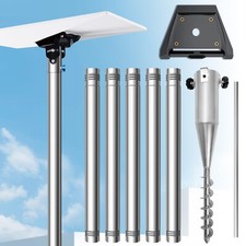 Starlink Gen 3 Pole Mount Kit, 9ft Starlink Ground Pole, Pipe Adapter Included picture
