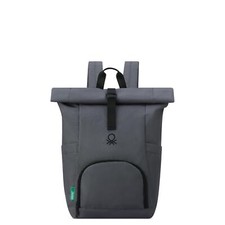 United Colors of Benetton Be Rolltop Backpack, Anthracite, 15.6 Inch Laptop S... picture