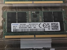 32GB Samsung 2x 16GB 1Rx8 PC5-5600B-SA0-1010-XT Laptop RAM M425R2GA3PB0-CWM0L picture