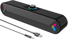 Barra De Sonido Para PC Computadora Equipo Casa Bocinas Altavoces Parlantes USB picture
