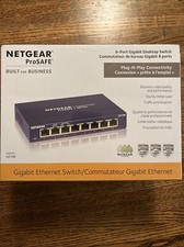 NETGEAR Pro Safe FS108 8-Ports 10/100 MBPS Fast Ethernet Switch new sealed picture