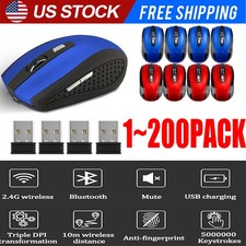 Wireless Optical Mouse Mice 2.4GHz USB Receiver For Laptop PC Computer DPI lot picture