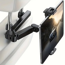 360° Car Back Seat Headrest Mount Tablet Holder for 4-13” Universal iPad Phone picture