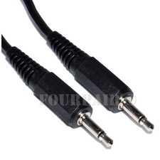3ft - 3.5mm Male to Male Mono Audio Patch Cable Cord 1/8