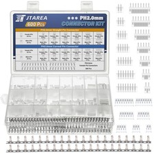 JTAREA 29Values 600PCS JST PH 2.0 MM Connector Kit 2.0MM 2 3 4 5 6 7 8 Pin Femal picture