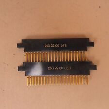 Lot of 2 Vintage Cinch PC Card Edge Connector 253-22-00-068 picture