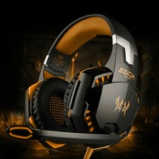 For PC PS4 3.5mm Gaming Headset Xbox one Headphone with RGB Surround Sound Mic picture