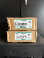 Panduit CJS6X88TGY Mini-Com Cat6A 10Gig Shielded RJ45 Jack Module Box of 50 New picture