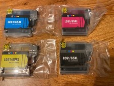 4 EZink LC61/65XL Black,Blue,Yellow,Pink picture
