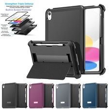 For Apple iPad A16 Case 11 inch 2025 Heavy Duty Shockproof Military Stand Cover picture