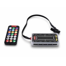 RGB Fan Controller Remote Control Computer Case 12V PC Cooling Chassis Fan Hub picture