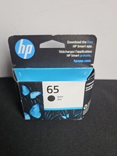 HP 65 Black Ink Cartridge Genuine Original Printer Ink Warranty End Nov 2025 picture