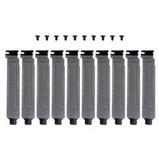 AUEAR, 10 Pack Black PCI Slot Cover Hard Steel Filter Blanking Plate with Screws picture
