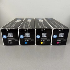 HP 218A Complete Toner Set KYCM for LaserJet Pro 3201dw MFP 3301fdw Genuine New picture