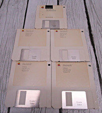 5 Apple Macintosh 3.5 in Floppy Disks Tour Utilities Tools - Authentic Untested picture
