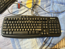 Microsoft Basic 1.0A Computer Keyboard Black, untested picture