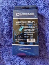 CleerLine SSF-SC-MMFPC-10 (10 pack) OM2/3/4 50/125 Fibre Optic picture