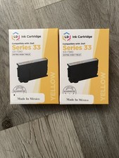 2PK For Dell Series 33 High Capacity Ink Cartridges for Dell V525W V725 Yellow picture