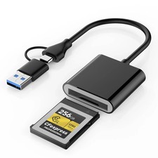 CFexpress Type B Card Reader with USB 3.2 (Gen 2) 10Gbps USB C&USB A 2 in 1 Type picture