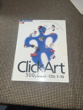 Broderbund Click Art 300,000 Computer ClipArt Image Graphics Software CDs 1-10  picture