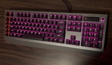 Alienware AW768 Pro Gaming Mechanical Keyboard RGB Backlit Silver Tested picture