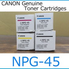 Canon NPG-45 Genuine Toner Cartridges 4-Color Set For C5045/C5051/C5250/C5255 picture