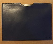 NWT JACK SPADE Wesson Leather iPad Tablet iPad 4 Slip Blue Case picture