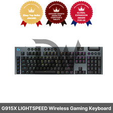 Logitech Korea Official G915X LIGHTSPEED Wireless Gaming Keyboard Black, Click picture
