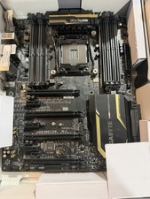 Gigabyte GA-X99-SLI Motherboard LGA2011-3 FOR PARTS + Working Xeon E5-2697v3 CPU picture