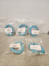 5)Monoprice Multi-Mode OM3 Fiber Optic Cable LC-LC UL 2mm 50/125 OFNR Duplex 7mm picture