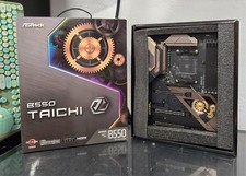 ASRock B550 Taichi Socket AM4, AMD Ryzen Processors Motherboard *Read Desc.* picture
