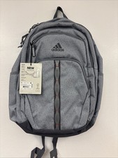 adidas Prime Backpack for Work, One Size, Twill Grey/Grey/Better Scarlet/2  picture