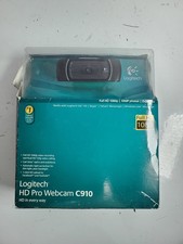 Logitech C910 HD Pro Webcam 1080p- Black - Open BOX - Box Damage picture