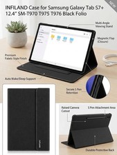 INFILAND Case Samsung Galaxy Tab S8+ S7+ 12.4