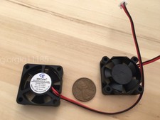 2 Pieces BXR 3010s 30x30x10 2 wires Brushless DC Cooling Fan Blower 12V Fans picture