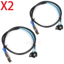X2 Mini SFF 8644 to 4X SATA Multi-Lane Forward Breakout Splitter Data Cable 1M picture